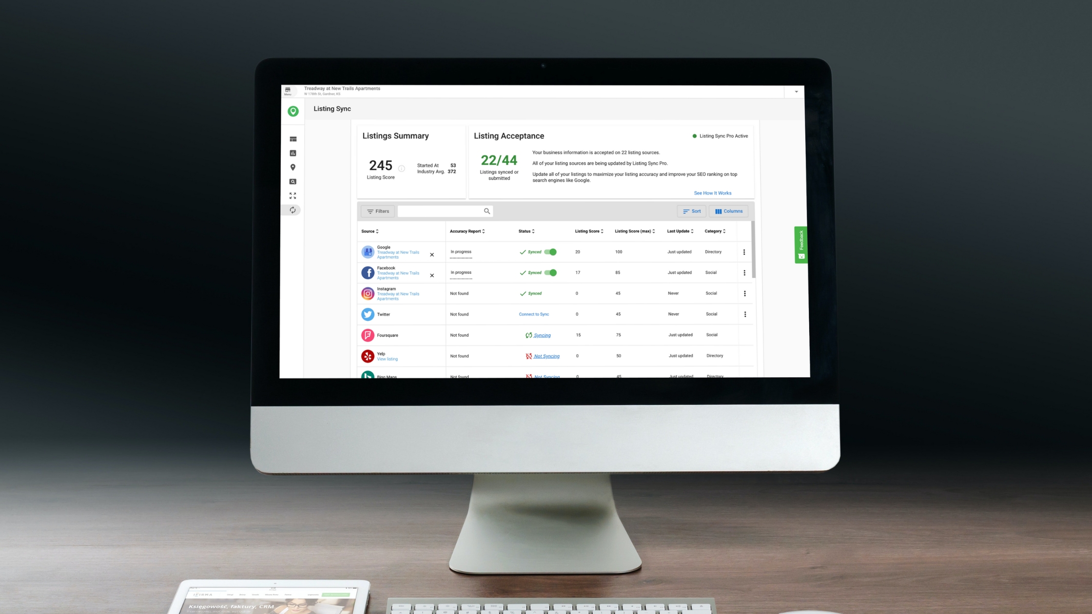 The GREENstick Business Platform analyzes your local listings (such as Google My Business) and provides you with recommendations on how you can optimize them for maximum visibility and reach.